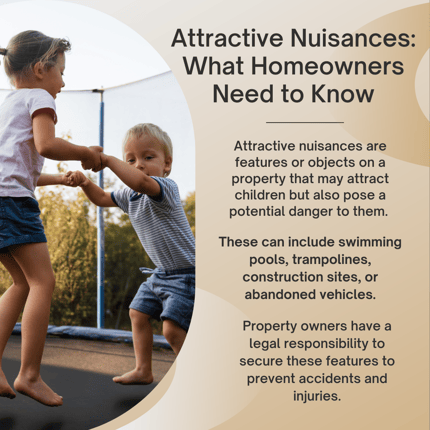 Attractive Nuisances What Homeowners Need to Know About Trampolines