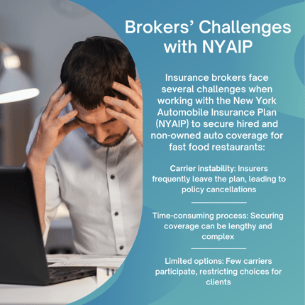 Brokers challenges with NYAIP.