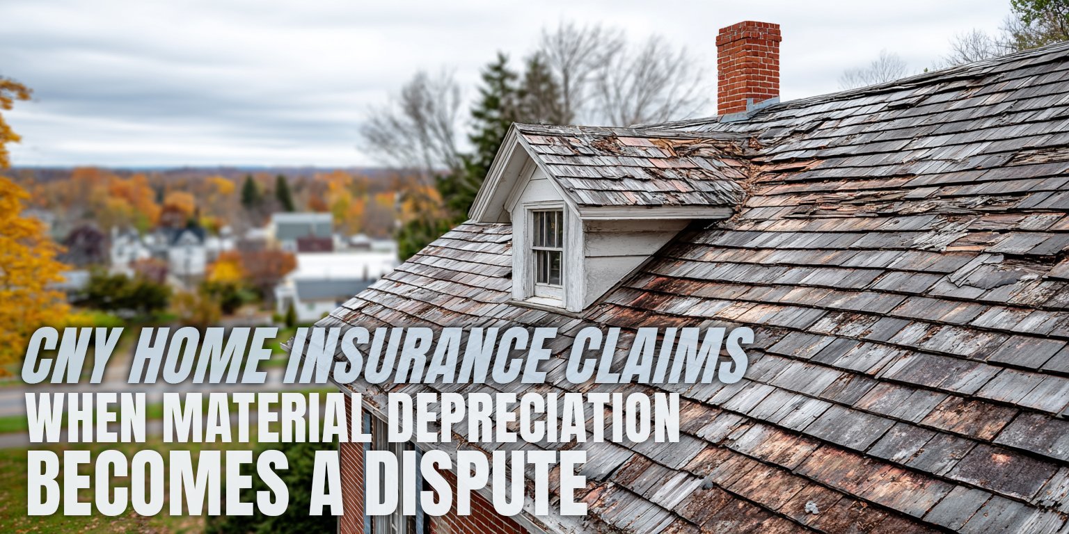 CNY Home Insurance Claims - When Material Depreciation Becomes a Dispute