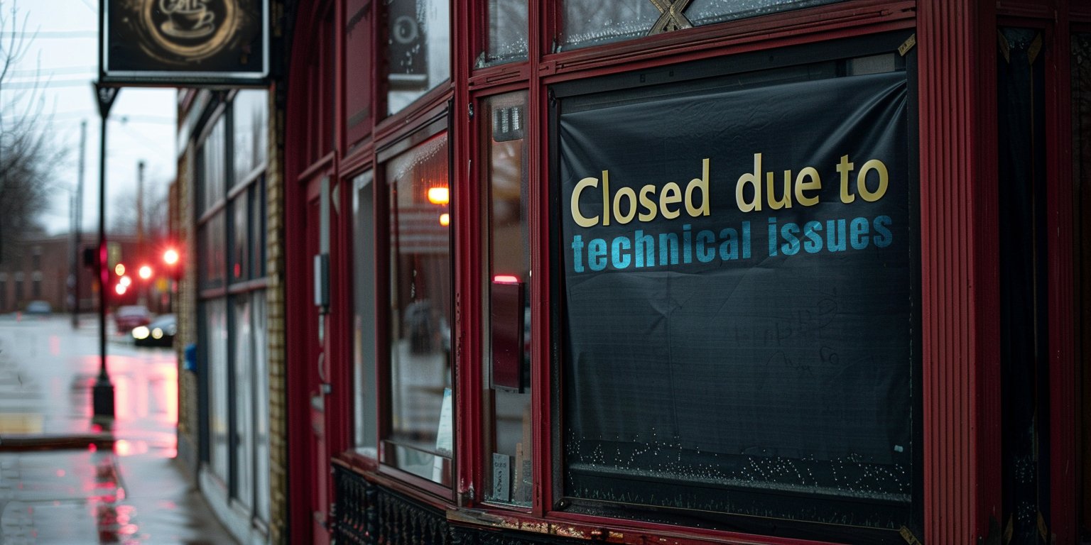 CNY shop closed to due technical issues