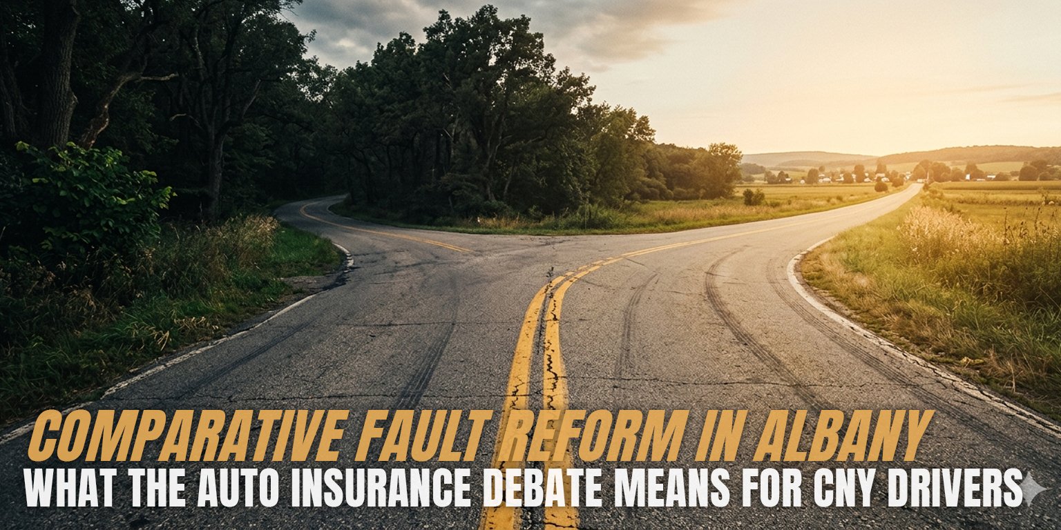 Comparative Fault Reform in Albany - What the Auto Insurance Debate Means for Central New York Drivers