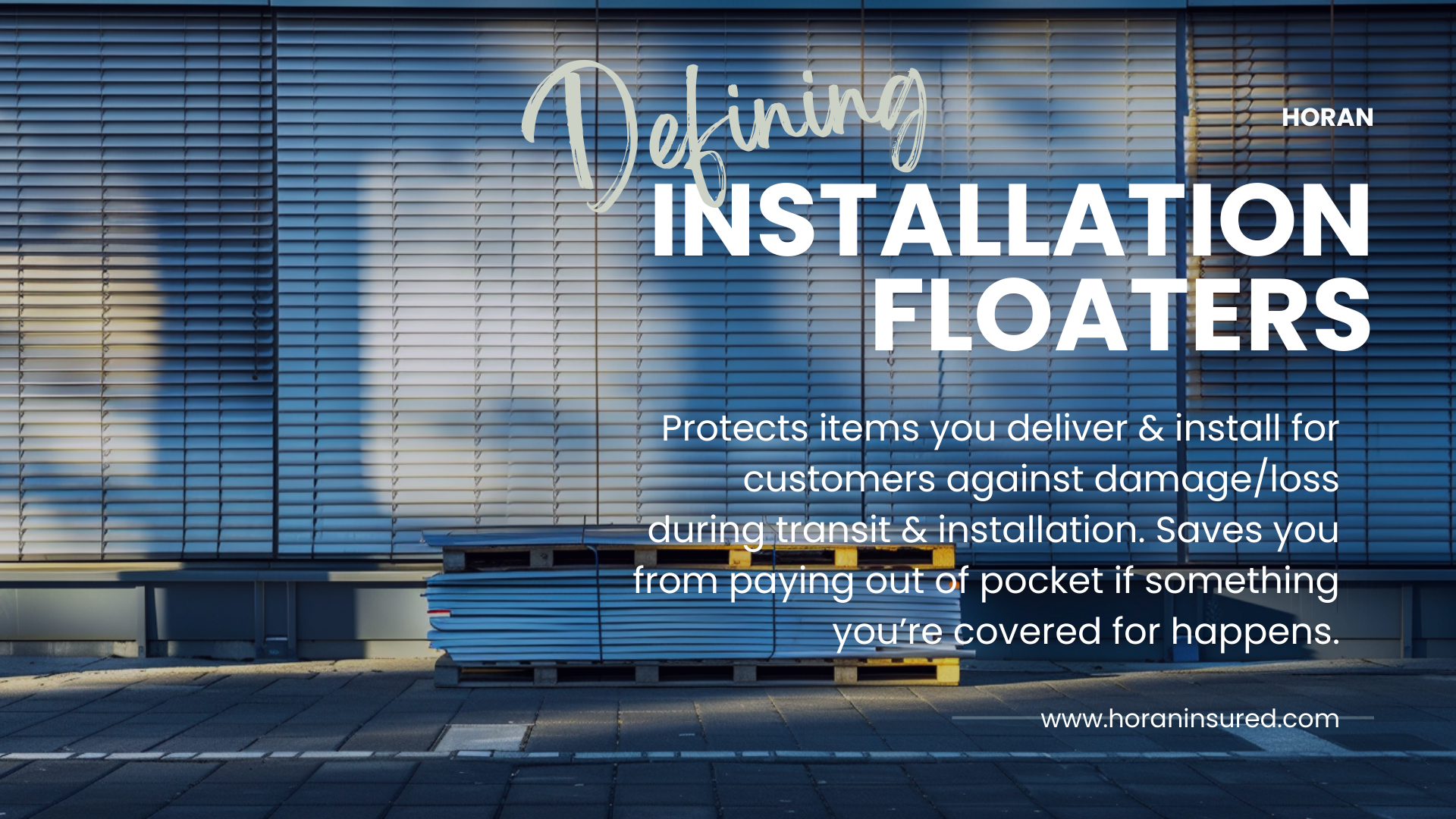 Defining installation floaters
