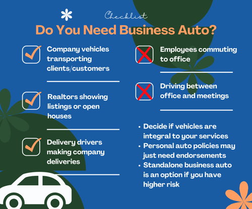 Do you need business auto insurance checklist