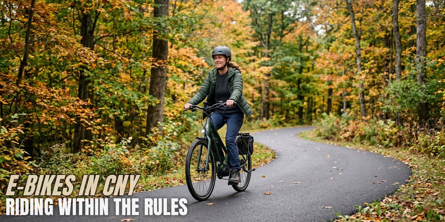 E-Bikes in Central New York - Riding Within the Rules