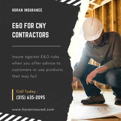Errors and omissions insurance for CNY contractors