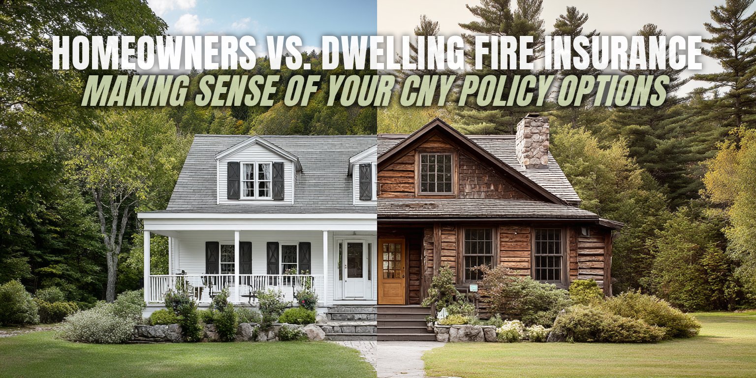 Homeowners vs. Dwelling Fire Insurance: Making Sense of Your Central New York Policy Options