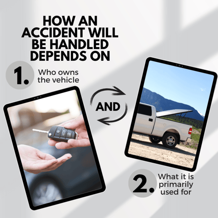 How an accident will be handled depends on two factors.