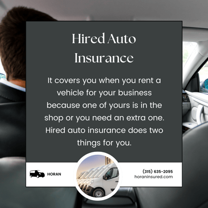 Must-have endorsement #4 - hired auto insurance