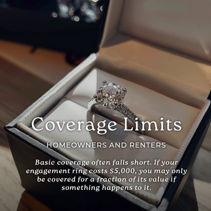 The limitations of basic homeowners insurance coverage for jewelry