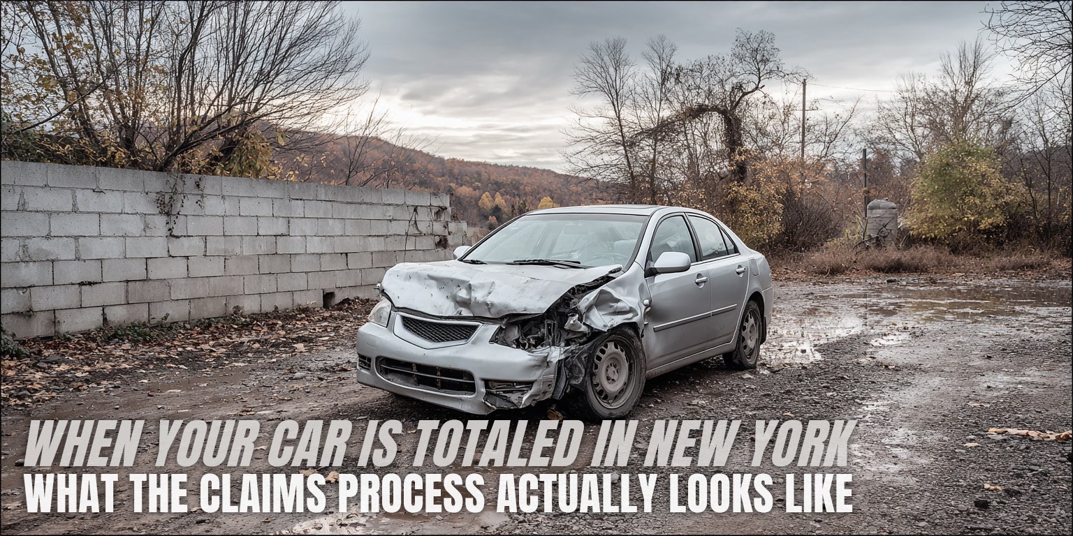 When Your Car is Totaled in New York - What the Claims Process Actually Looks Like