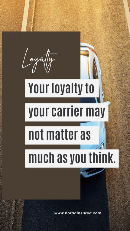Your loyalty to your carrier may not matter as much as you think.