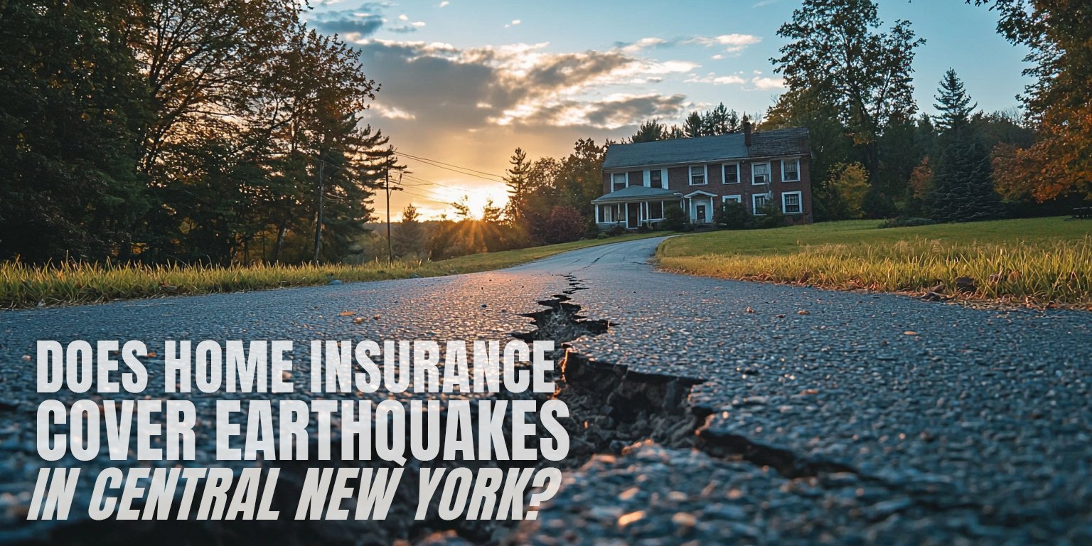 Does home insurance cover earthquakes in Central New York?