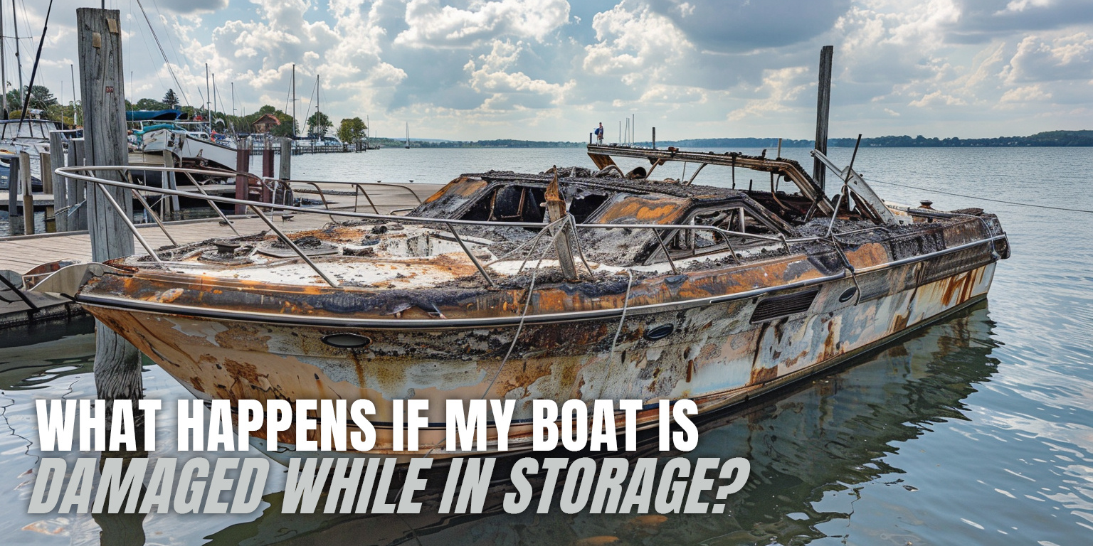 What happens if my boat is damaged while in storage?