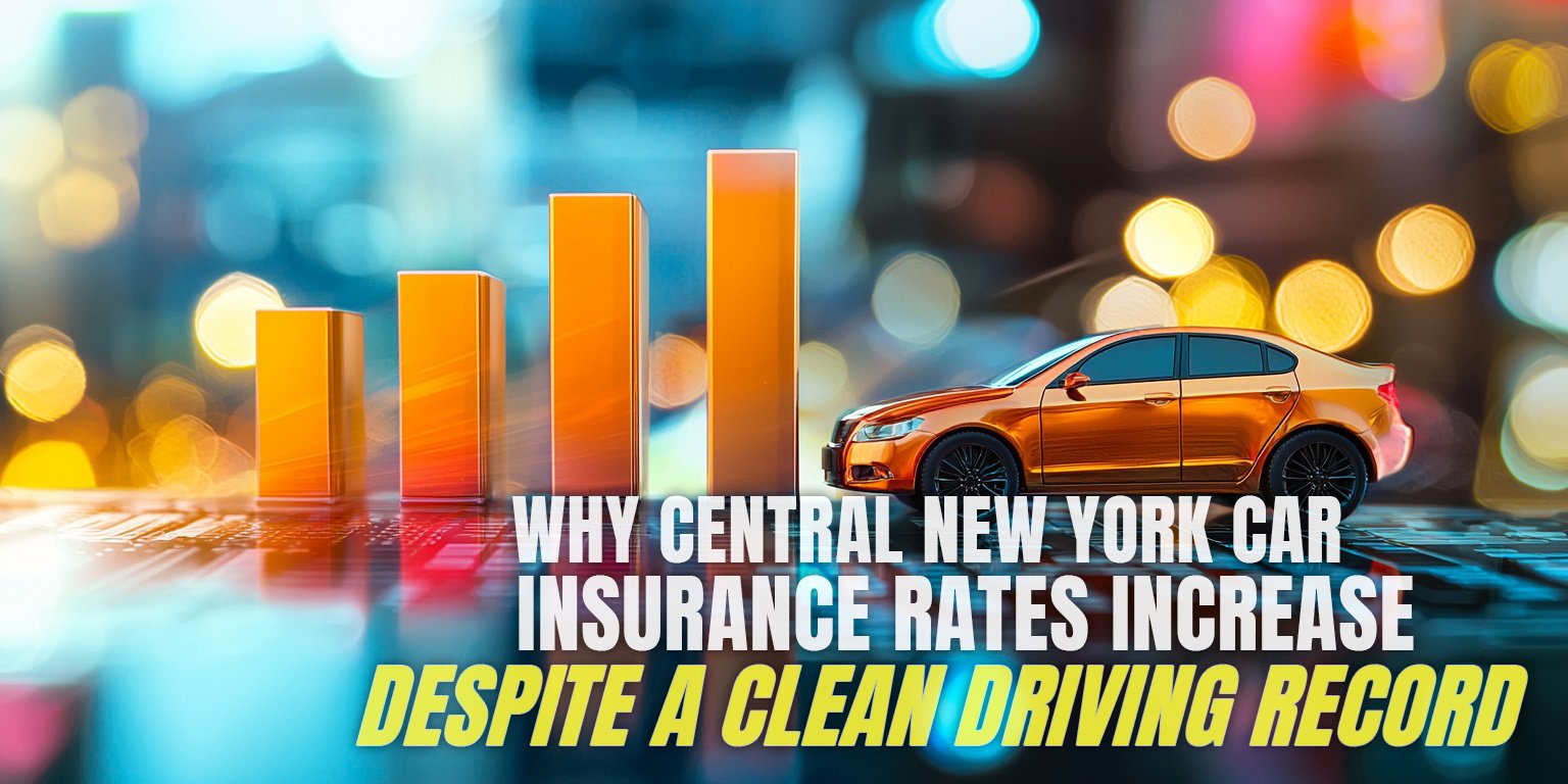 Why did my Central New York car insurance rates increase despite a clean driving record