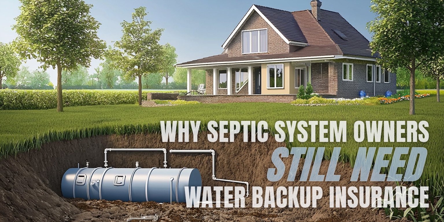 Why septic system owners still need water backup insurance